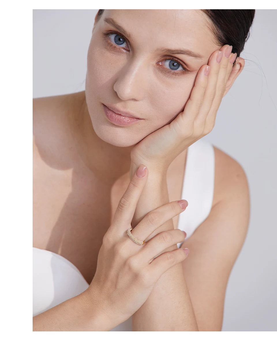 Diamond Halo Band Ring