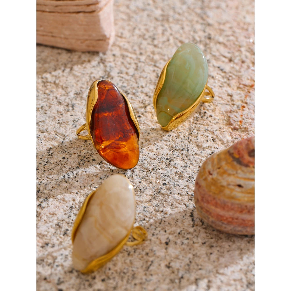 Natural Gemstone Rings