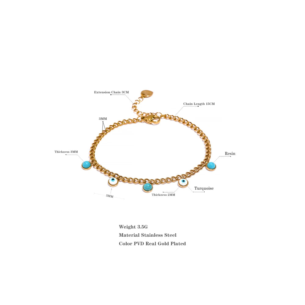 Evil Eye Charm Bracelet