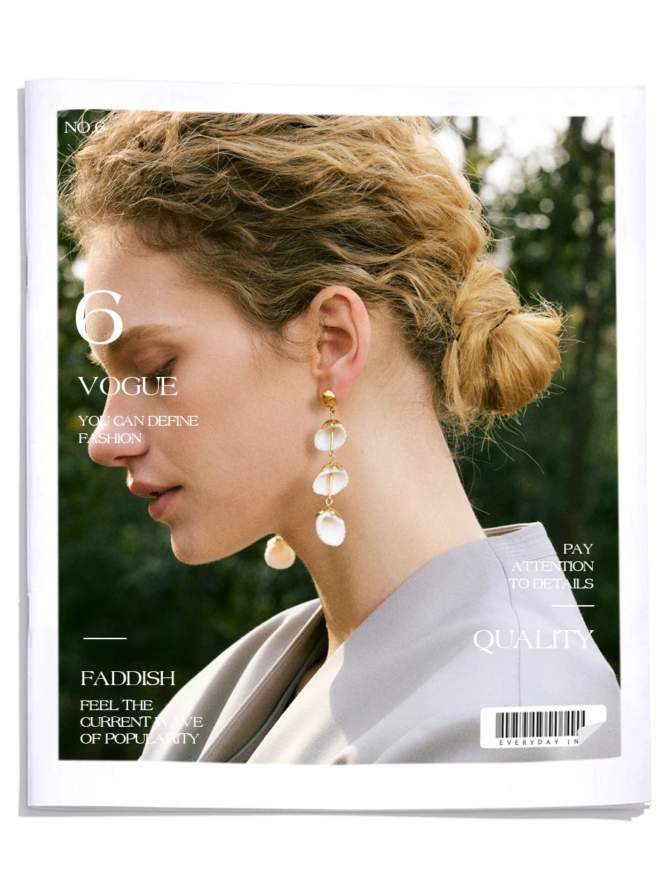 Cascading Shell Earrings