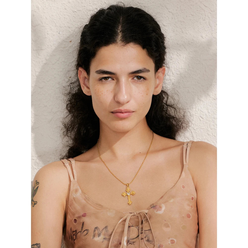 Royal Sacred Cross Necklace