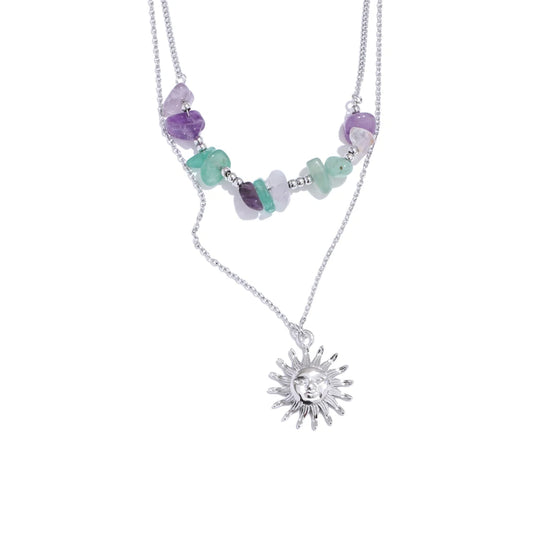 Double-Layer Pastel Necklace