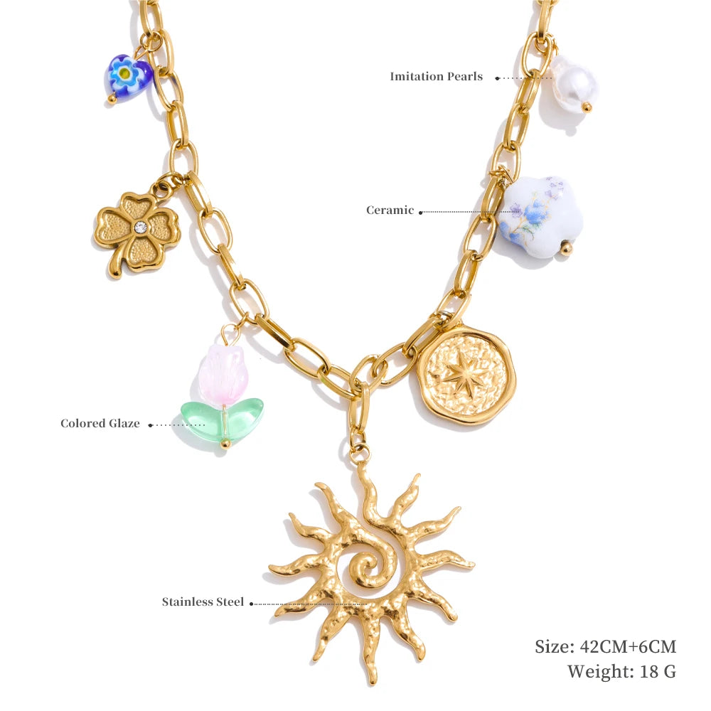 Charm Story Layered Necklace