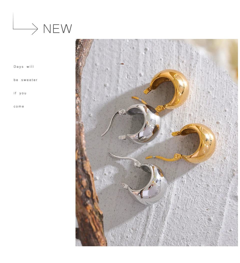 Celestial Curve Hoops