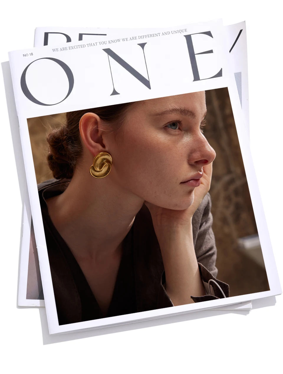 Shell-Inspired Spiral Studs