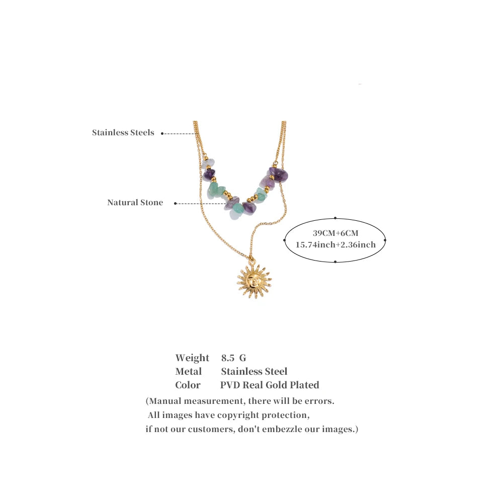 Double-Layer Pastel Necklace