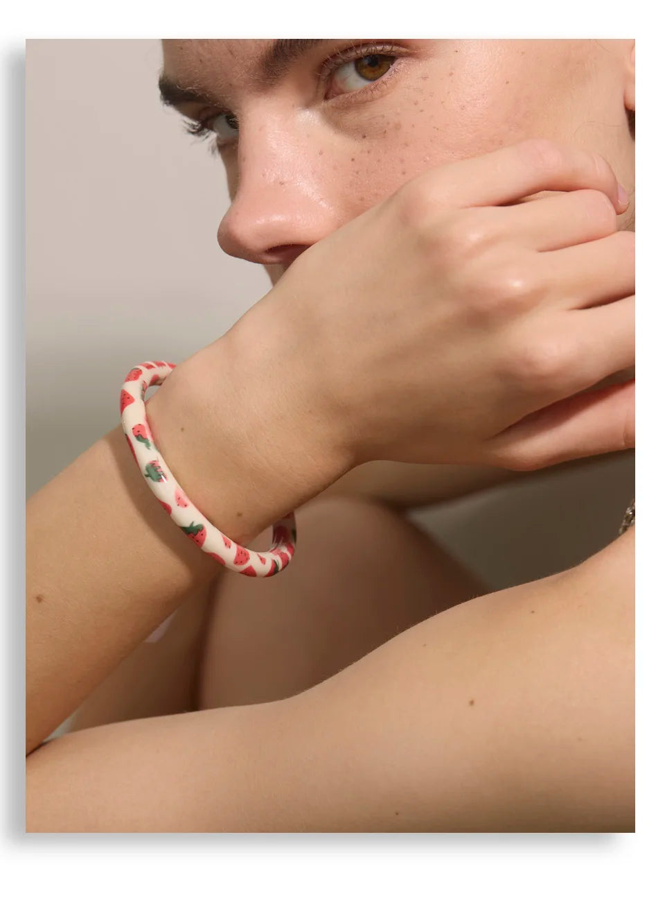 Lemon Resin Bracelet