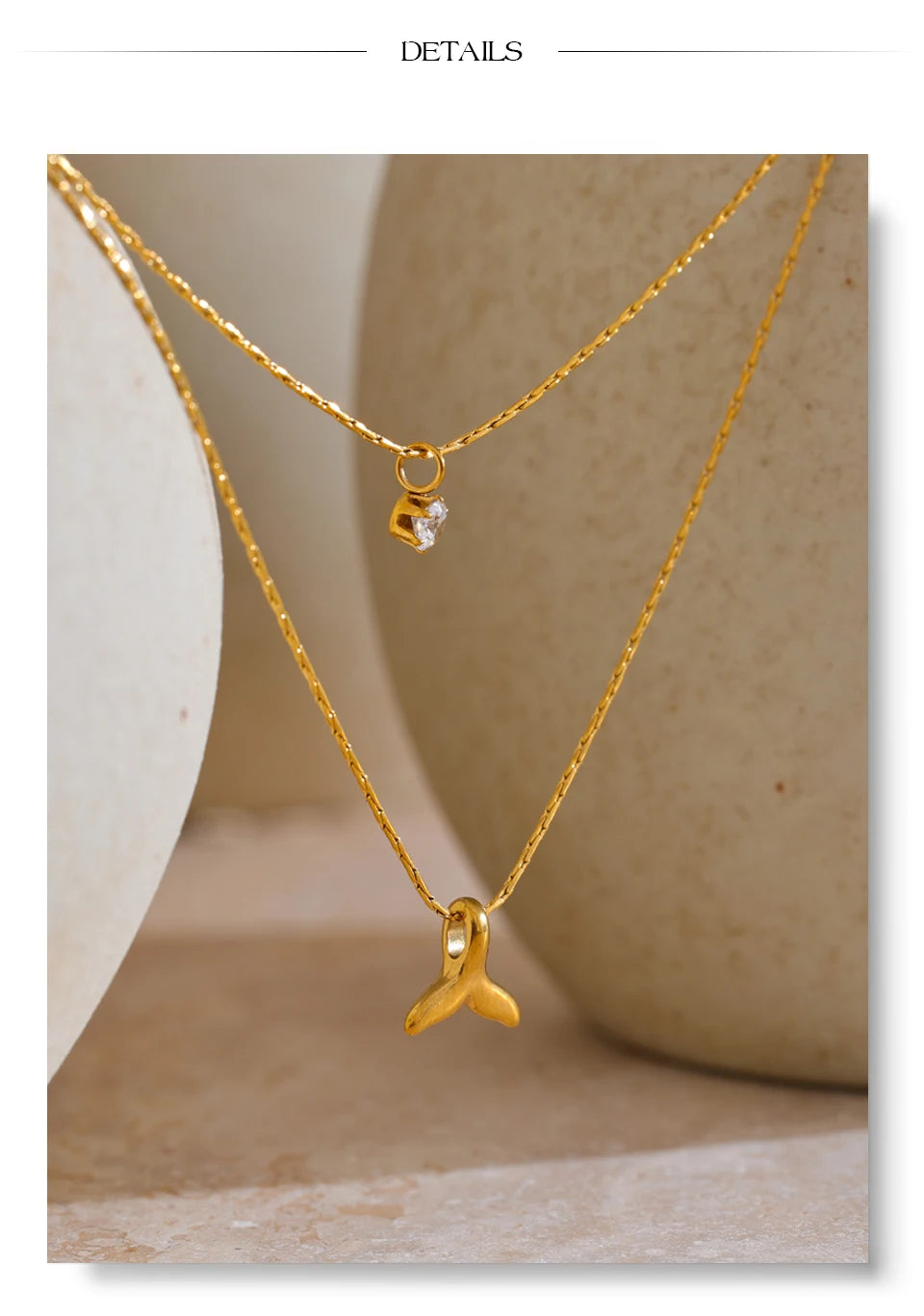 Twin Layer Starfish Necklace