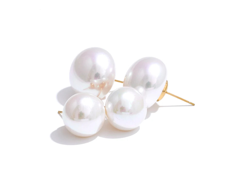 Lustrous Pearl Studs