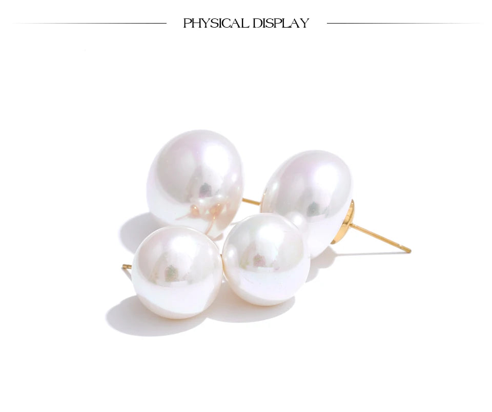 Lustrous Pearl Studs