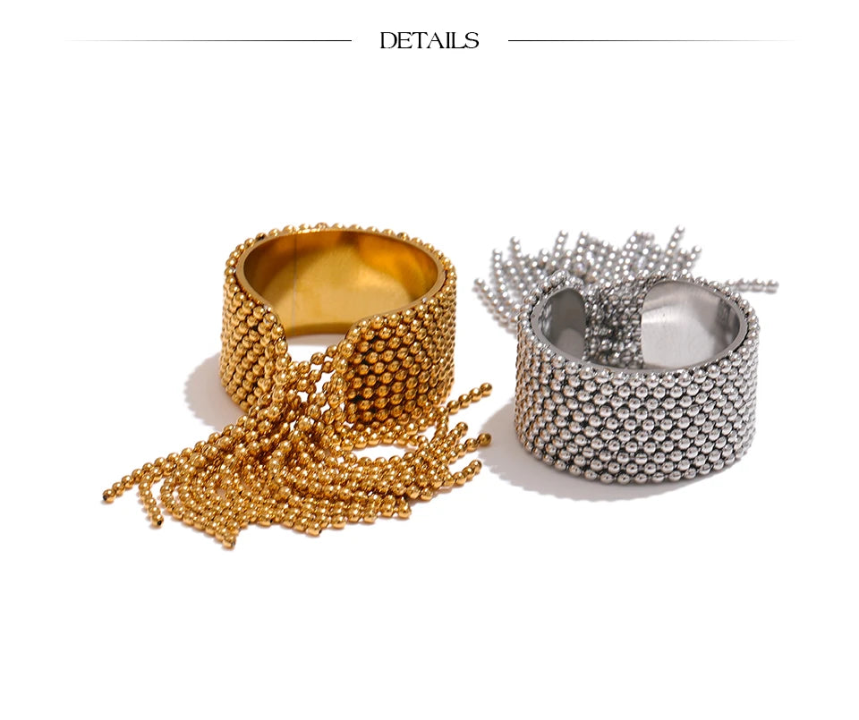 The Cascading Luxe Ring
