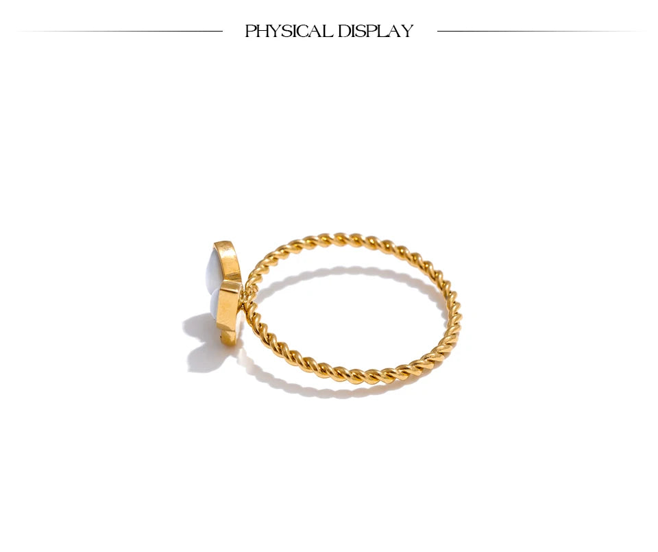 Butterfly Pearl Ring