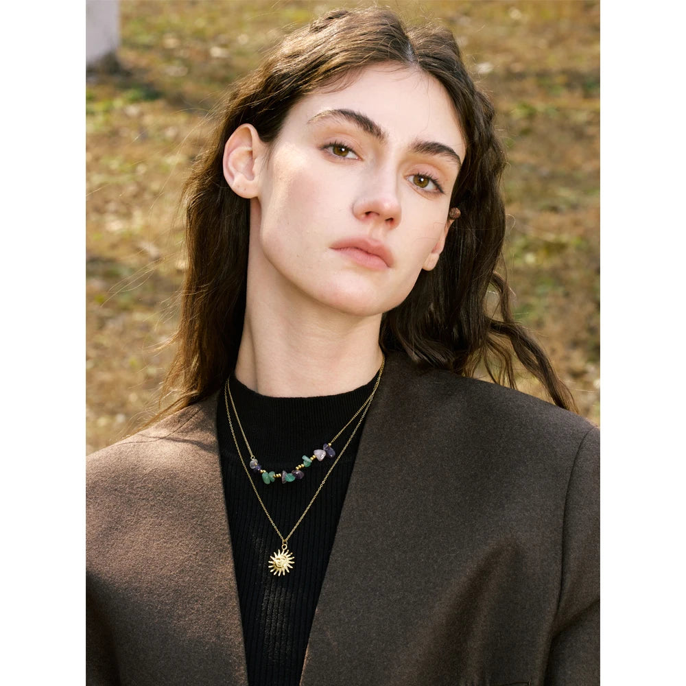 Double-Layer Pastel Necklace