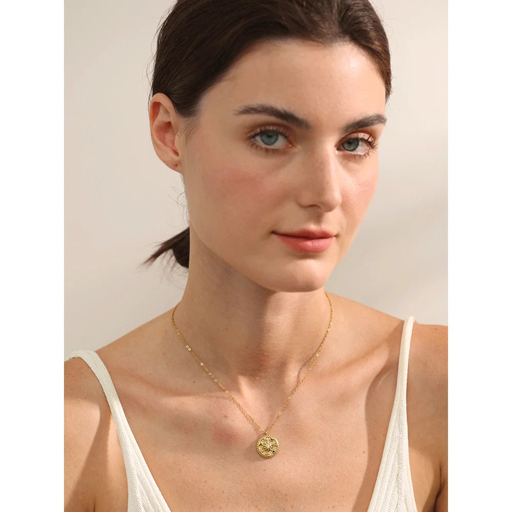 Celestial Medallion Necklace