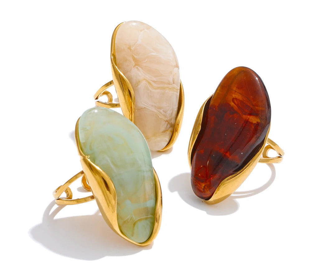 Natural Gemstone Rings