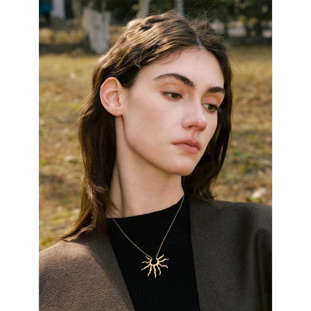 Sun Pendant Necklace