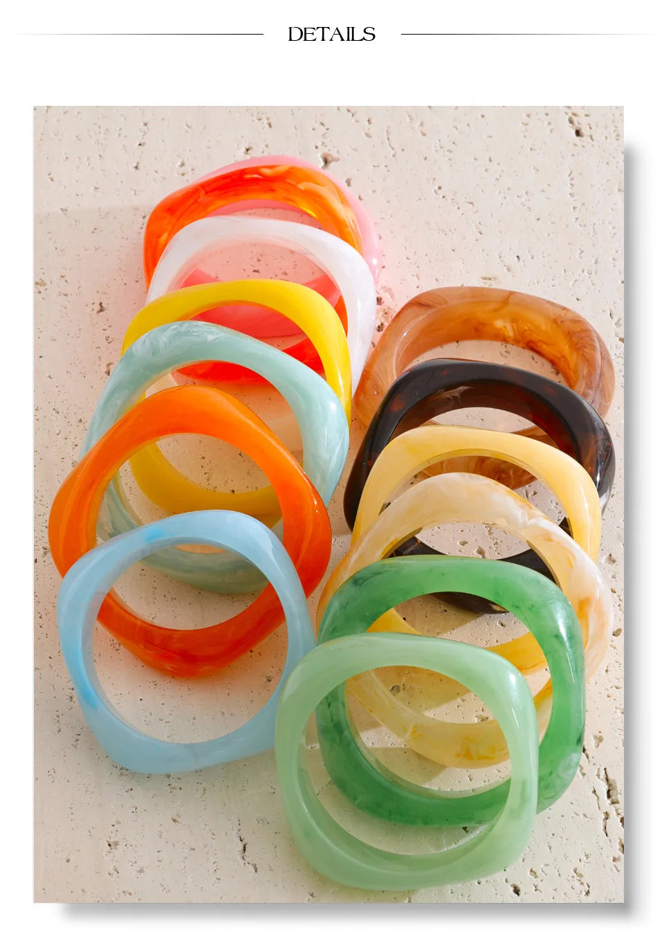 Ocean Mist Resin Bangle