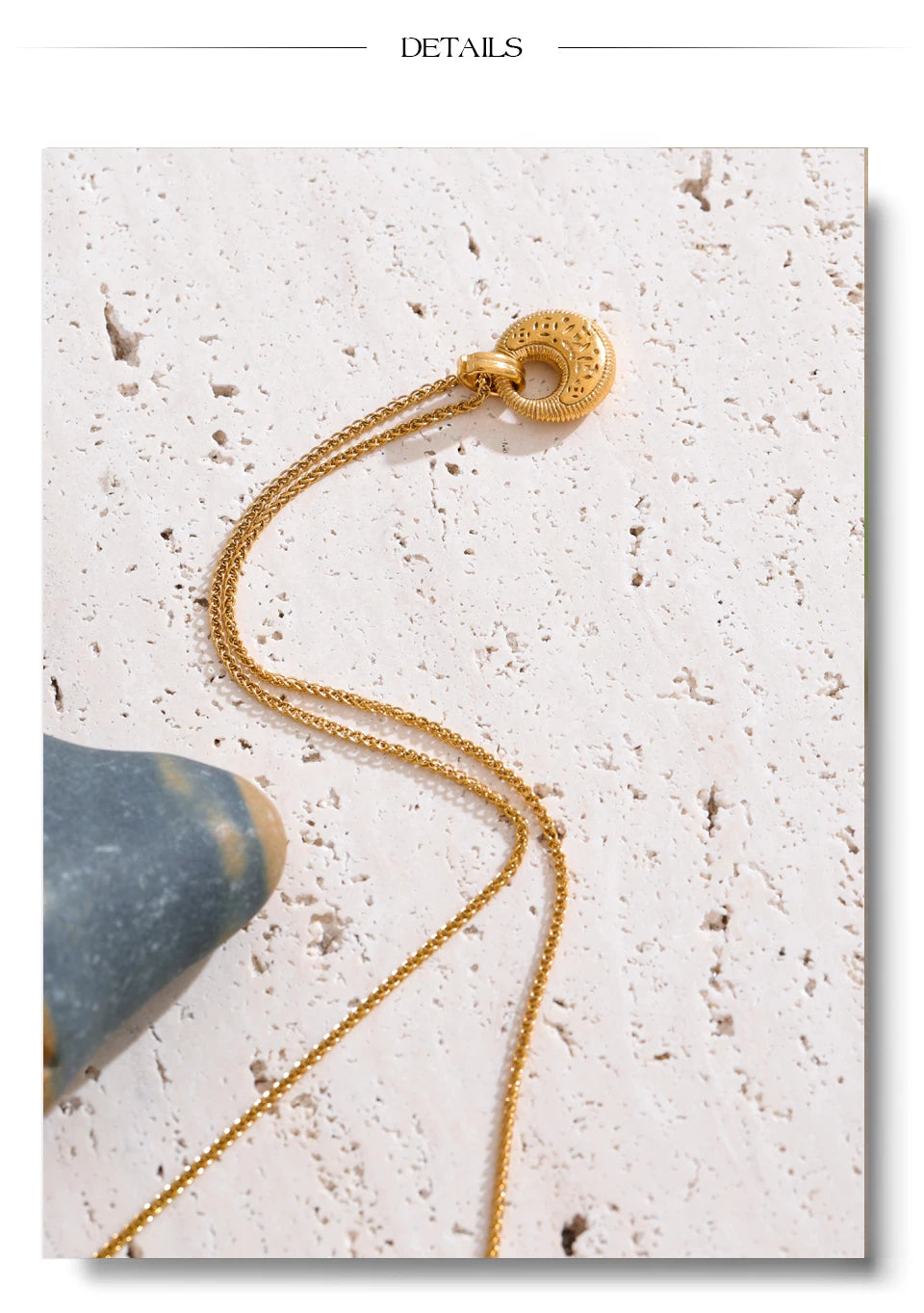 Vintage Sun Medallion Necklace