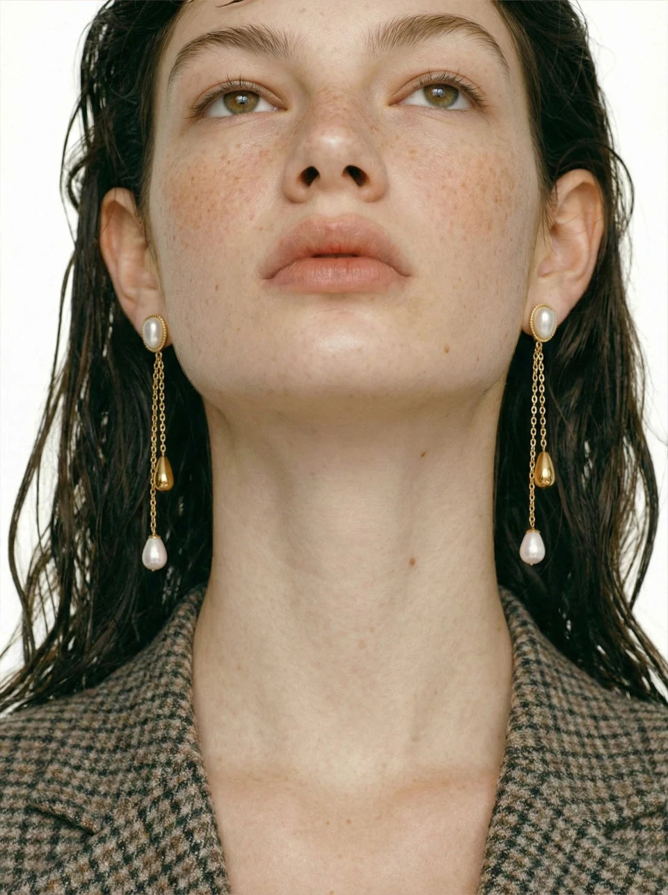 Elegant Drop Chain Earrings