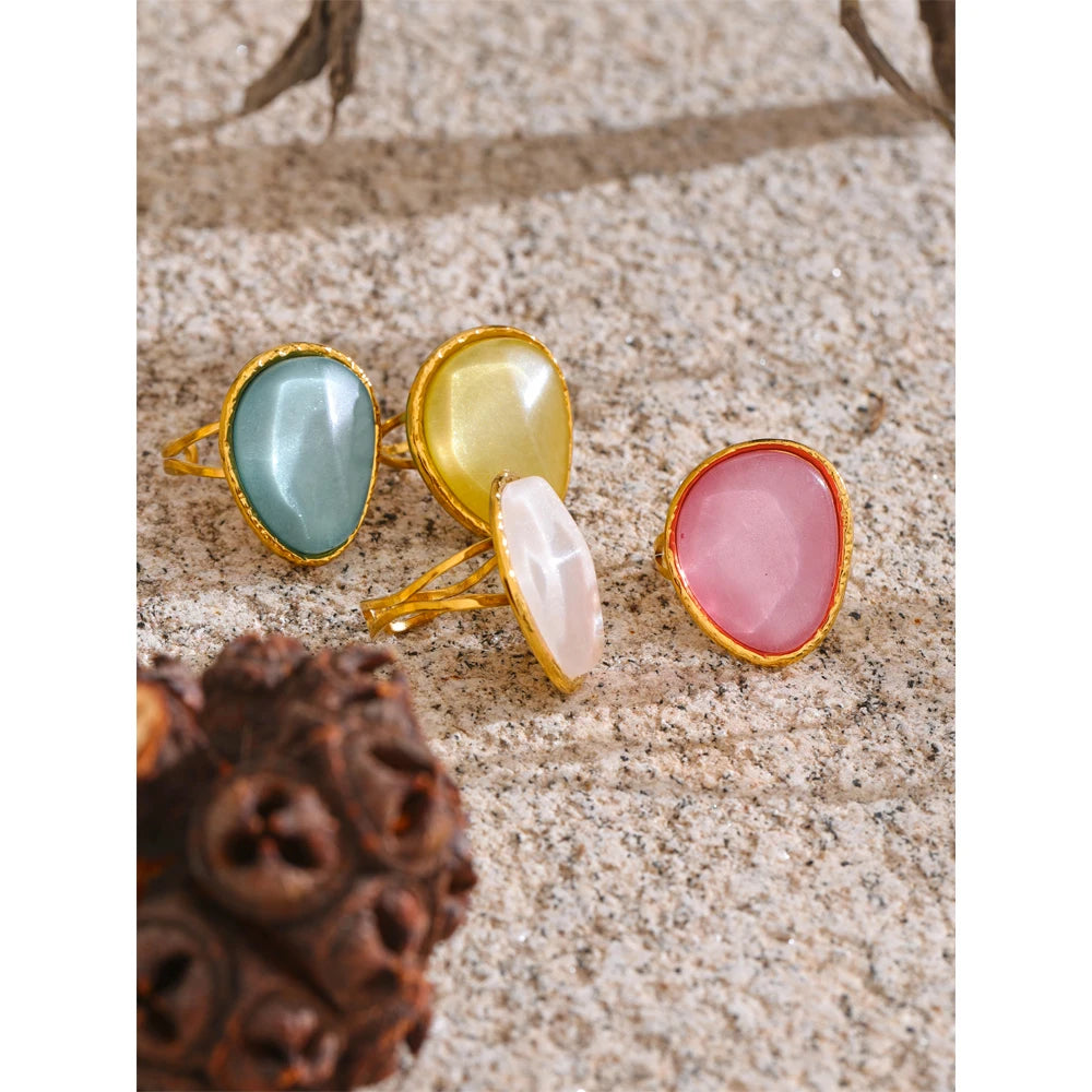 Bold Aura Statement Rings