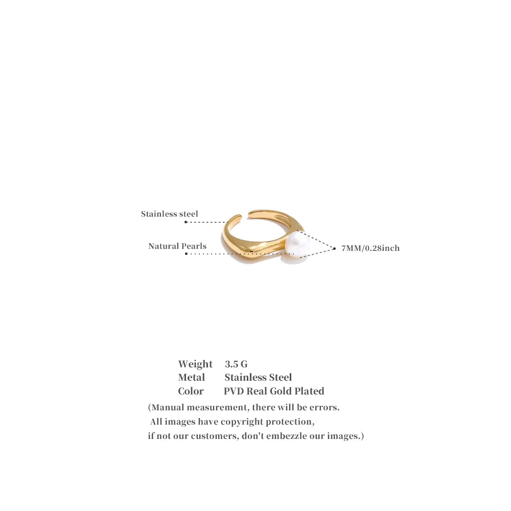 Elegant Freshwater Pearl Ring