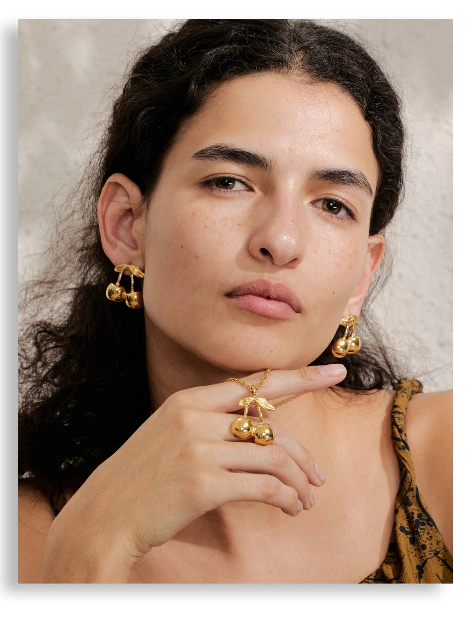 Cherry Charm Jewelry Set