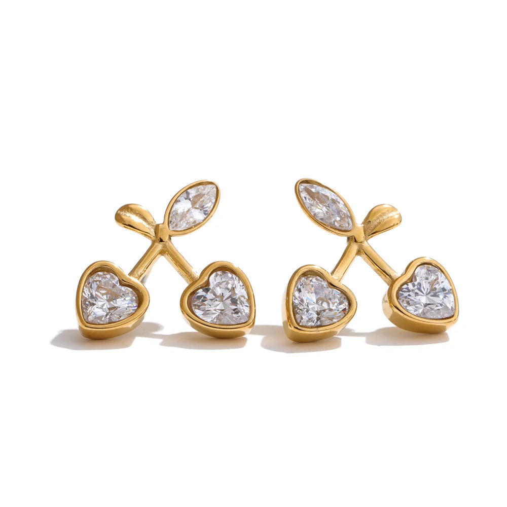 The Blooming Crystal Studs