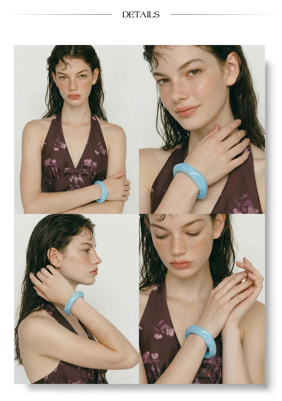 Ocean Mist Resin Bangle