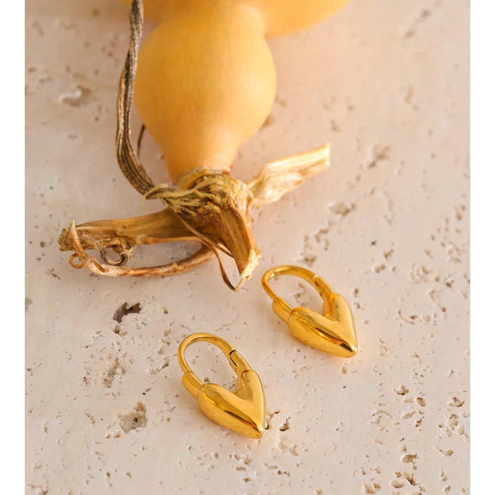 Heart Drop Earrings