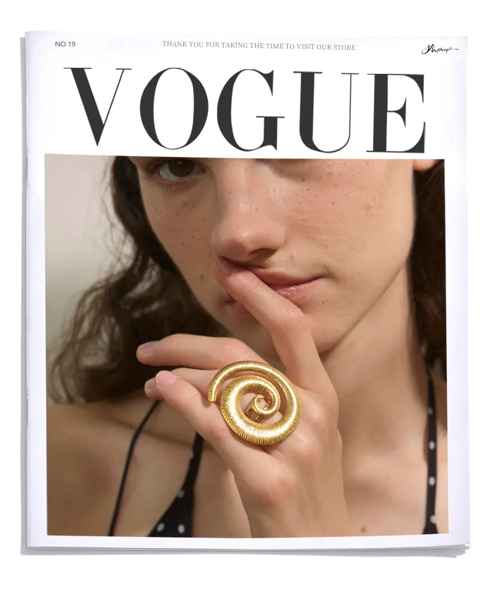 Spiral Statement Ring