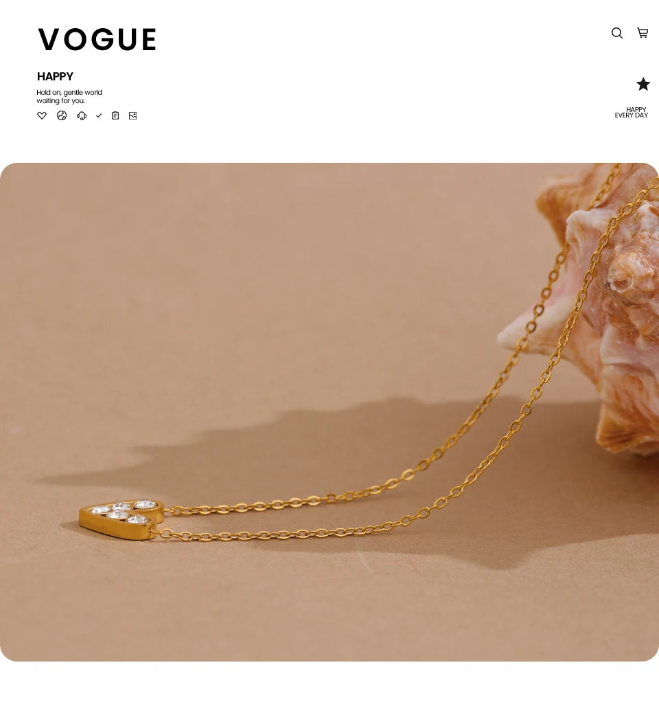 Crystal Heart Necklace