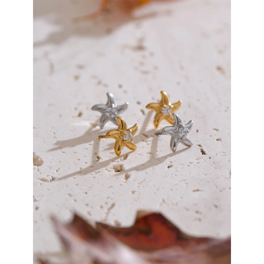 Starfish Spark Earrings