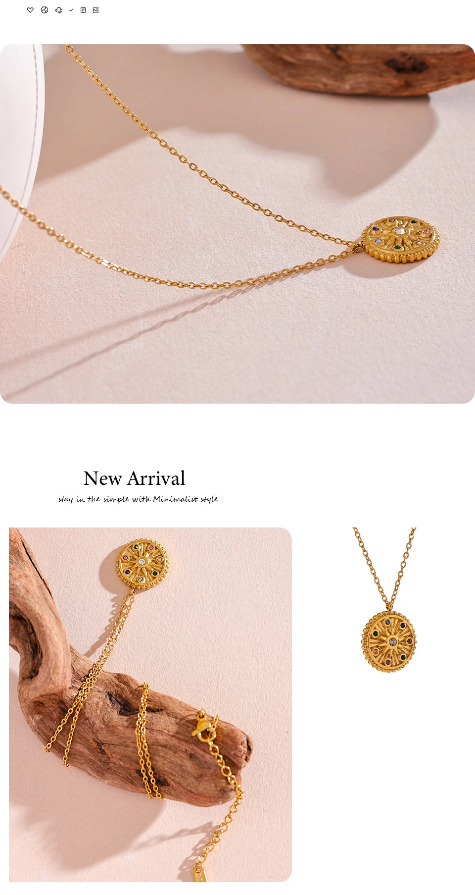 Celestial Medallion Necklace