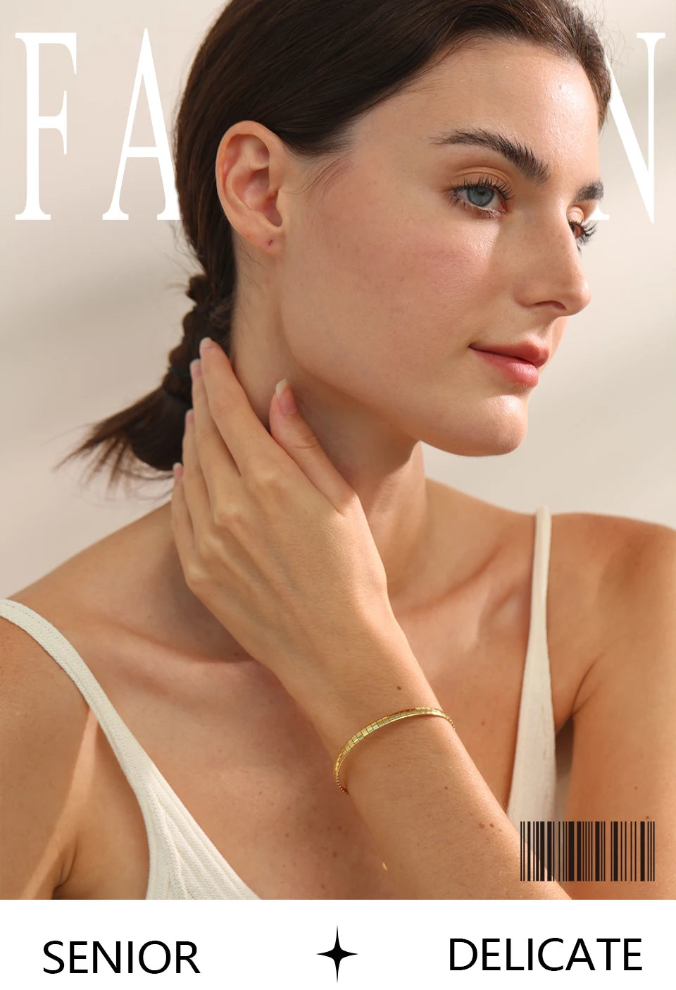 Geometric Gold Bracelet