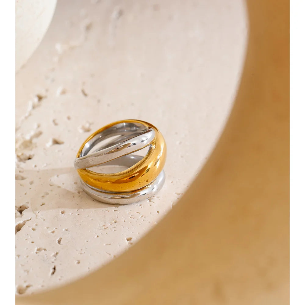 Dual-Tone Sculpt Ring