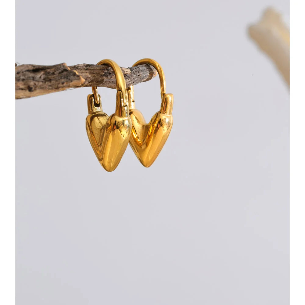 Heart Drop Earrings