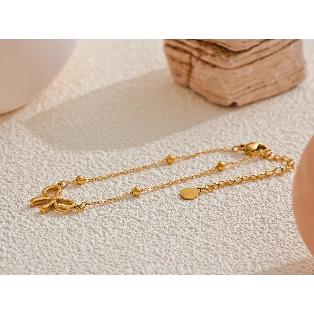Bow Charm Bracelet