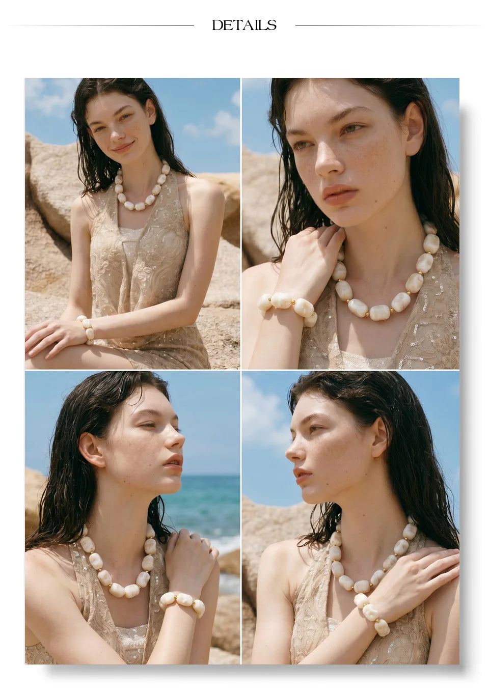 Ivory Pearl Statement SET