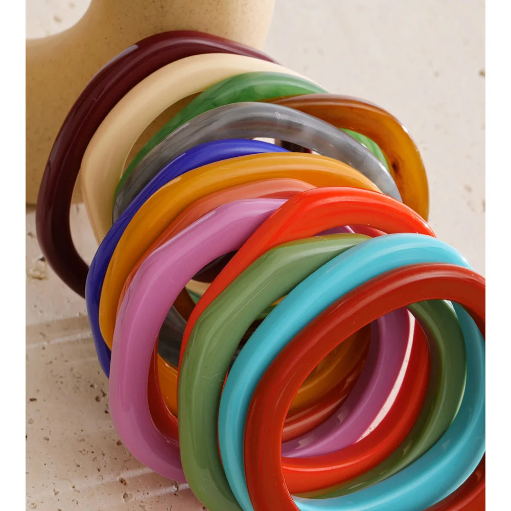 Color Pop Resin Bangle