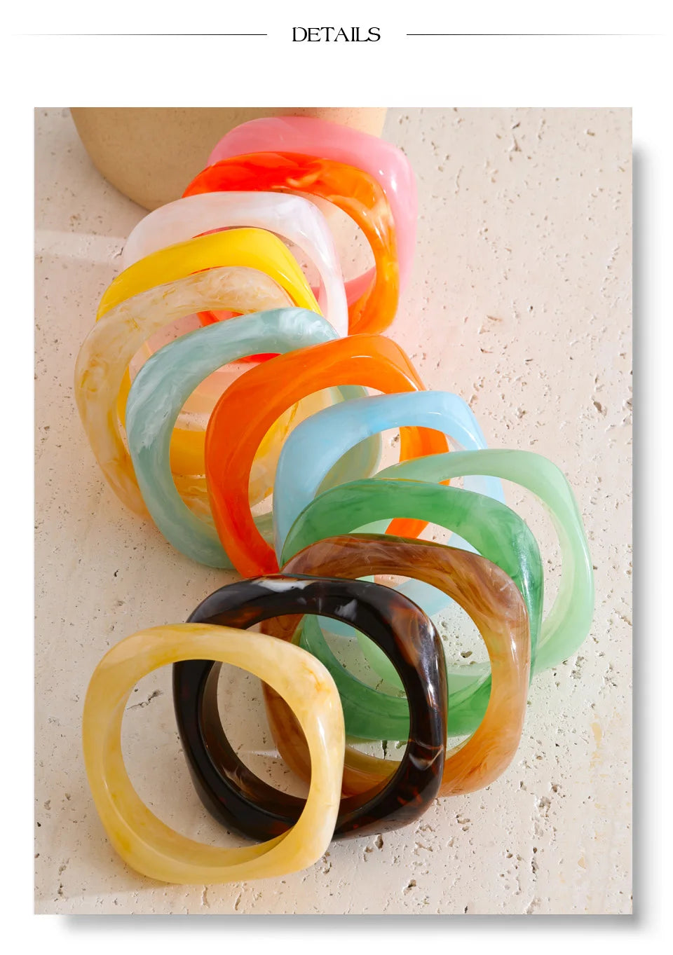 Ocean Mist Resin Bangle