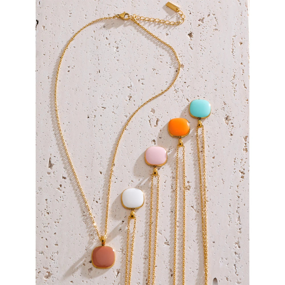Candy Gem Pendant Necklace