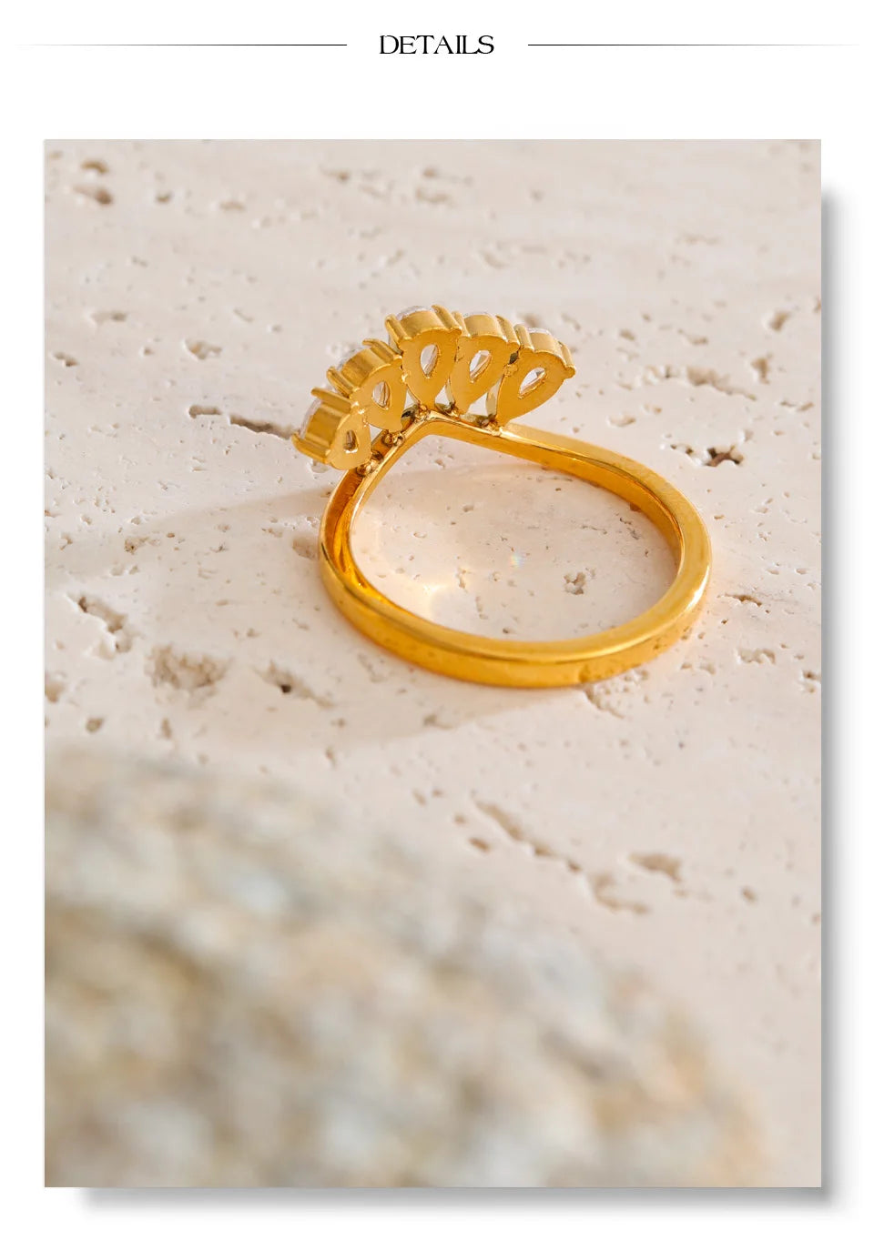 Crown Crystal Ring