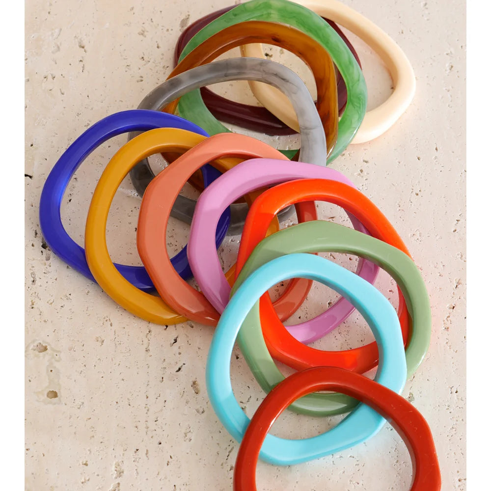 Color Pop Resin Bangle