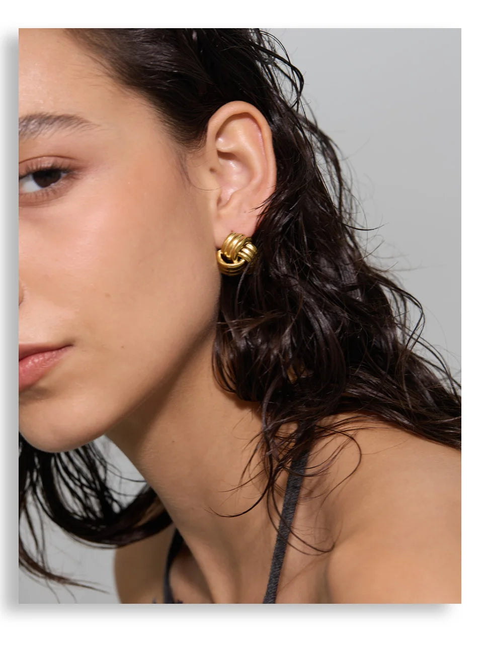 Sculpted Knot Studs