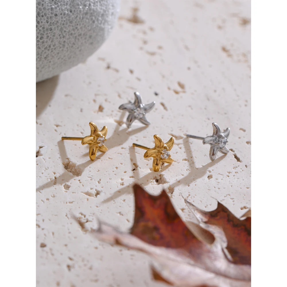 Starfish Spark Earrings