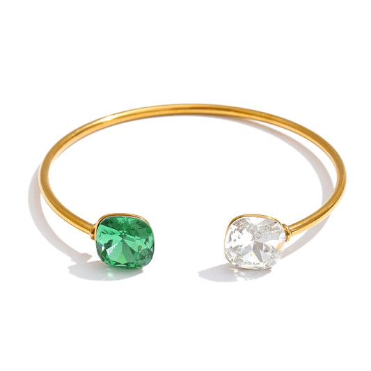 Rainbow Crystal Wrap Bracelet