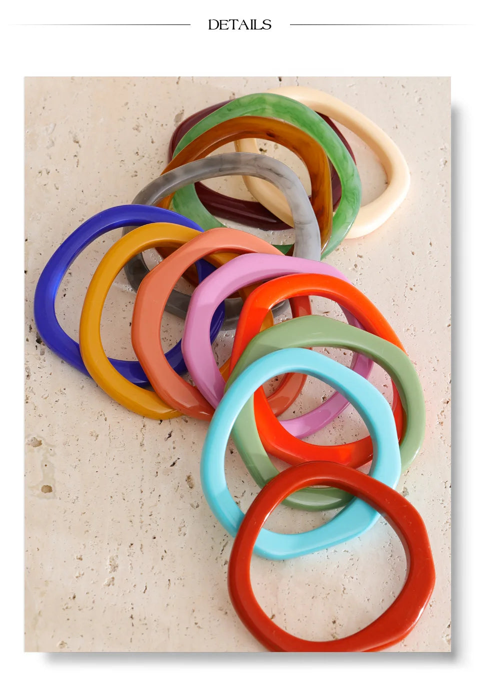 Color Pop Resin Bangle