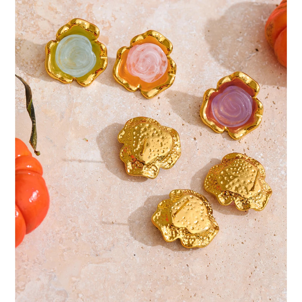 Pastel Bloom Studs