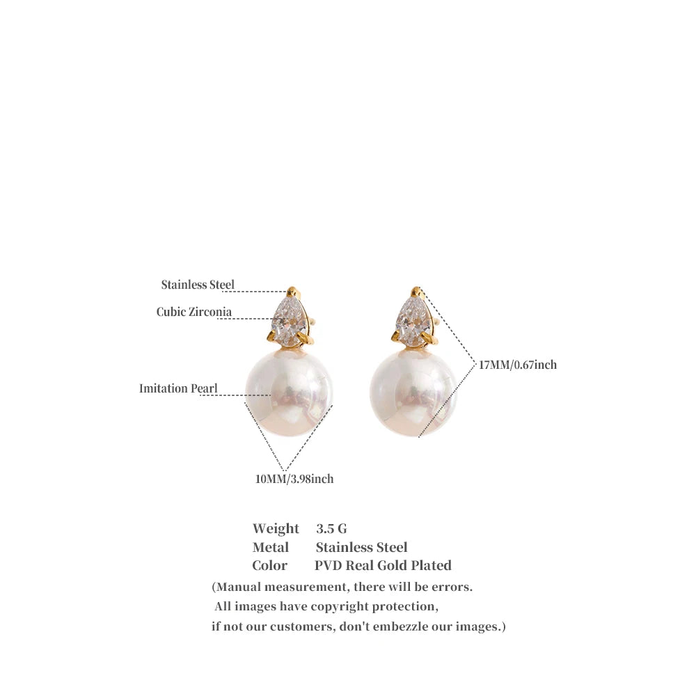 Pearl Drop Earrings