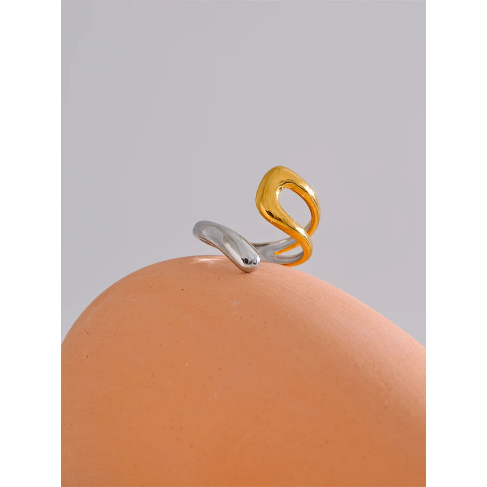 Dual Tone Sculpt Ring